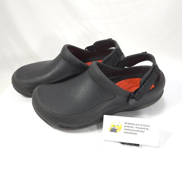 Lite Ride by Crocs Casual Slip On Comfort Mule Clog Womens Size 11 Mens 9 Black - Picture 1 of 9